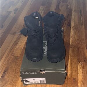 Timberland Kids Black Boots